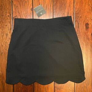 NWT Topshop Black Mini Skirt